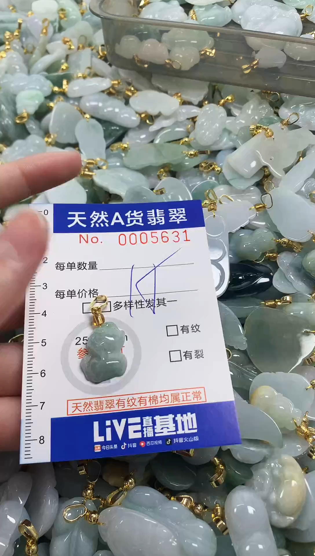 颈饰未镶嵌翡翠天然a货翡翠