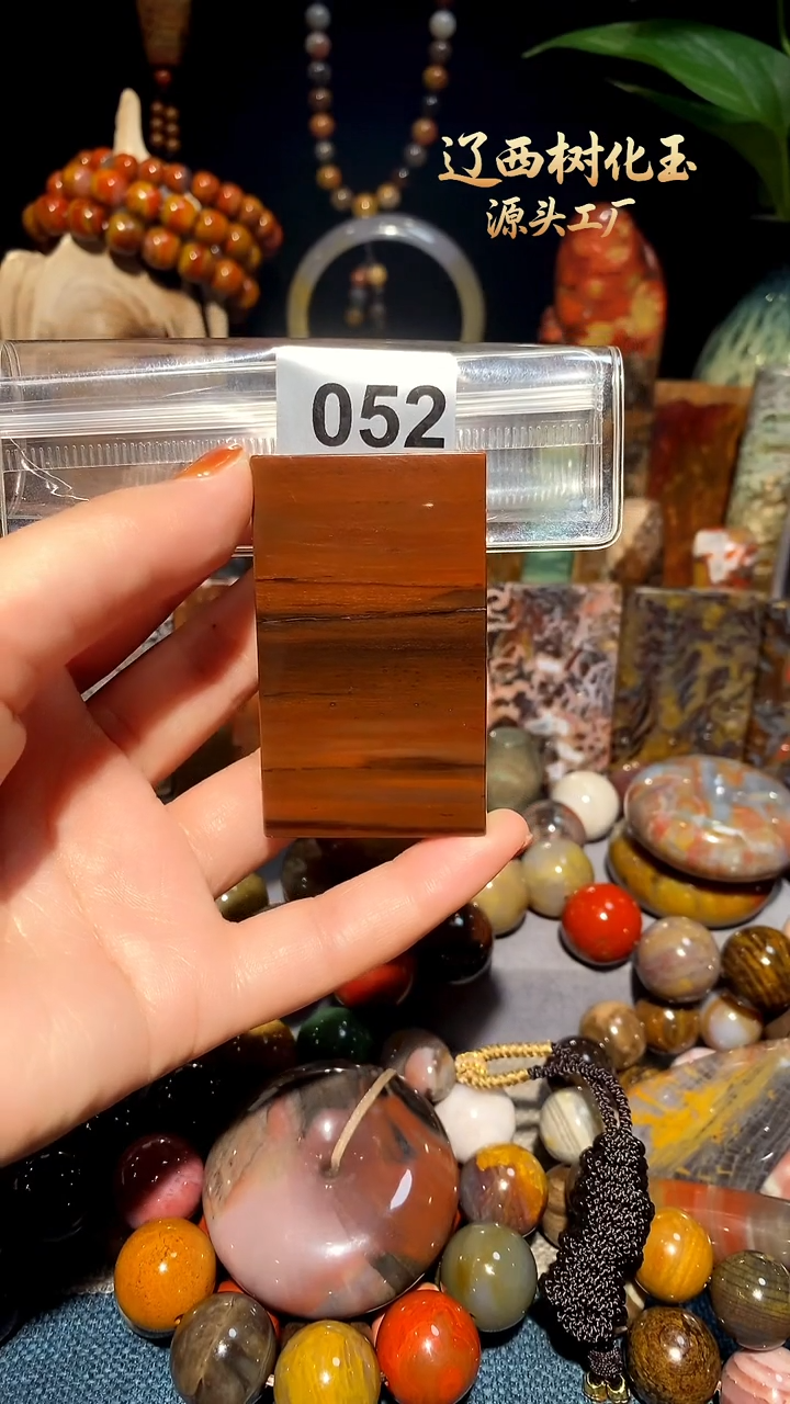 未镶嵌-硅化玉天然北票硅化玉吊坠