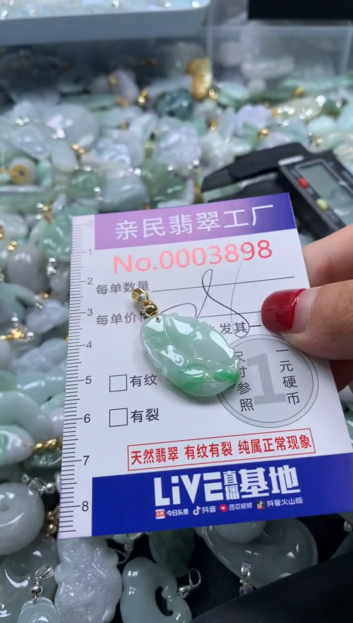 颈饰未镶嵌翡翠3898