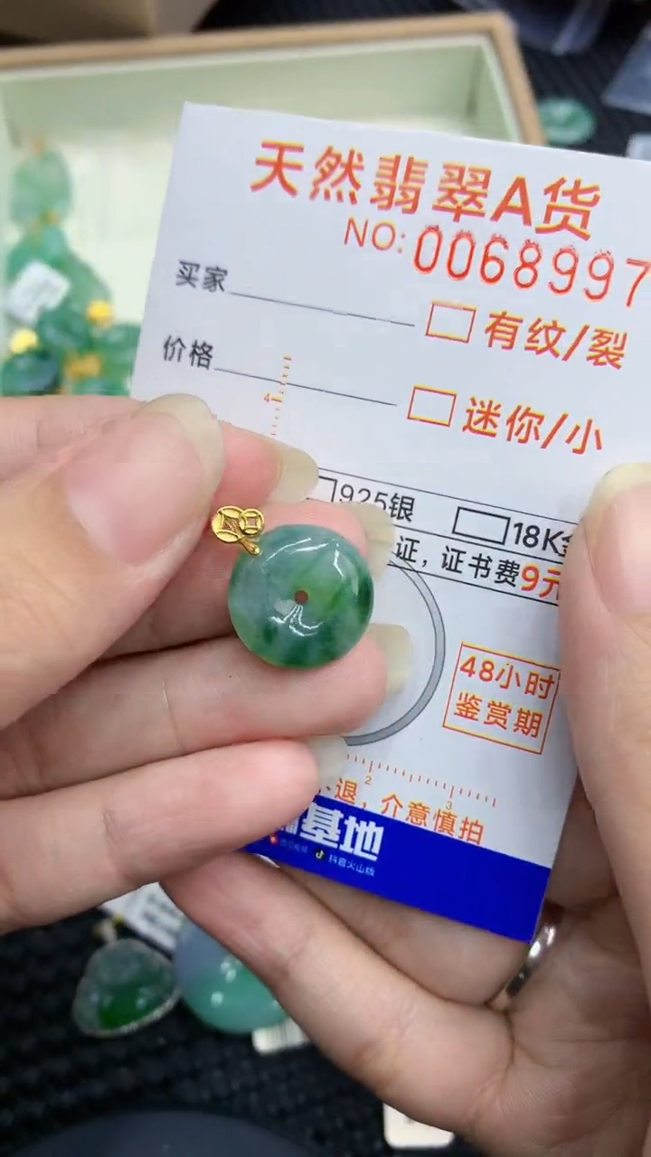 【闪购商品】翡翠颈饰银S925镶嵌            8