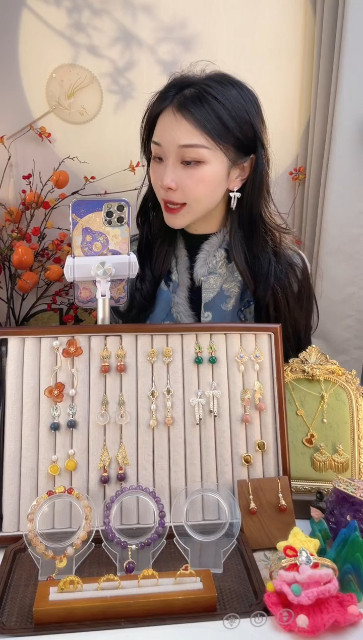 铜合金925银无2-4 银色蝴蝶结耳饰