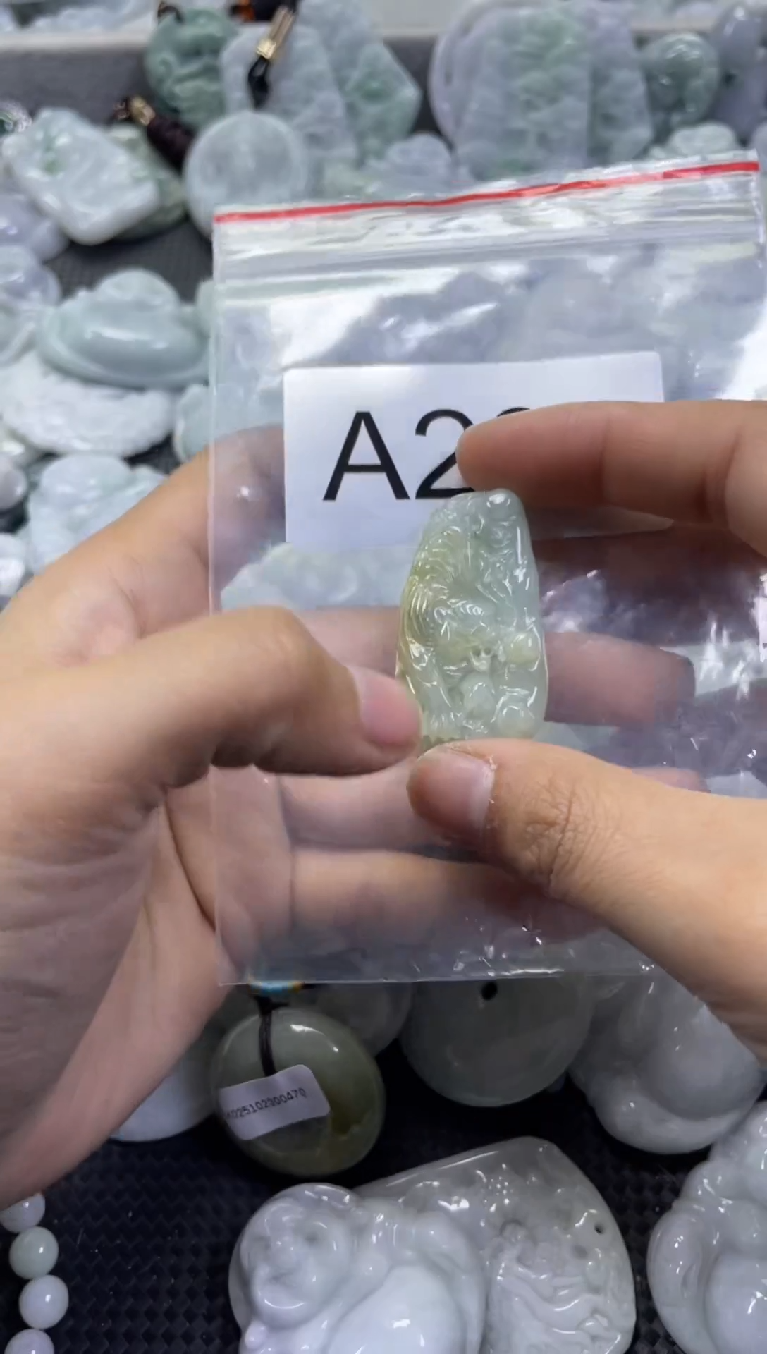颈饰未镶嵌翡翠A234