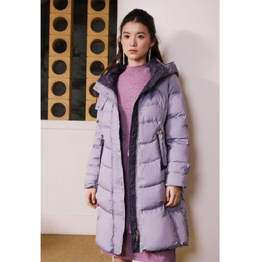 【撤柜清仓】冬季羽绒服女士中长款休闲连帽YE4244353817 Z16