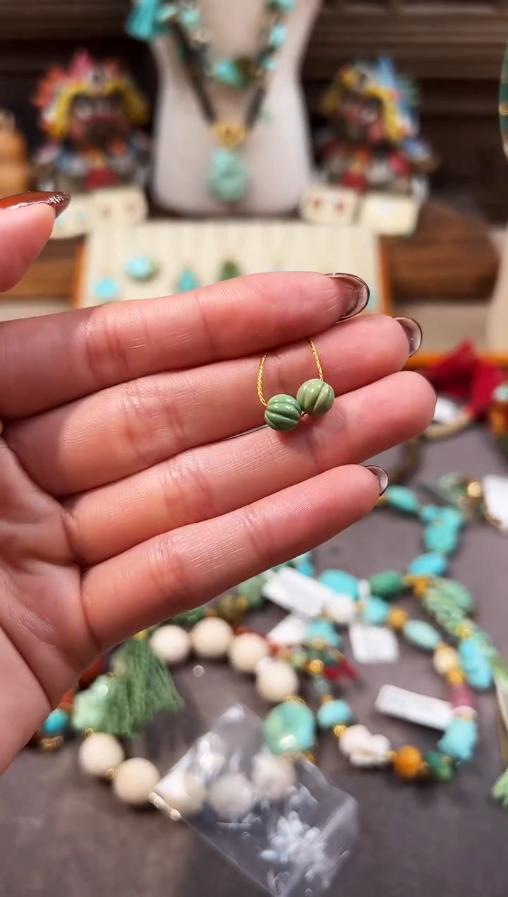 未镶嵌绿松石配饰瓜珠