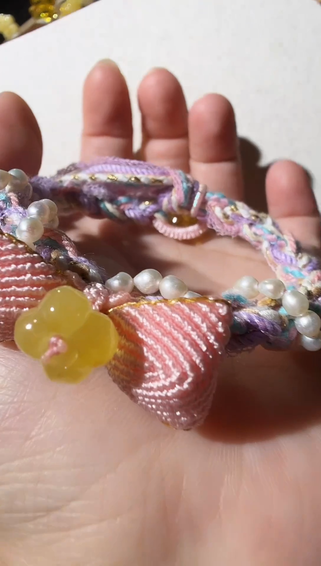 手链蜜蜡未镶嵌蜜蜡珍珠手链