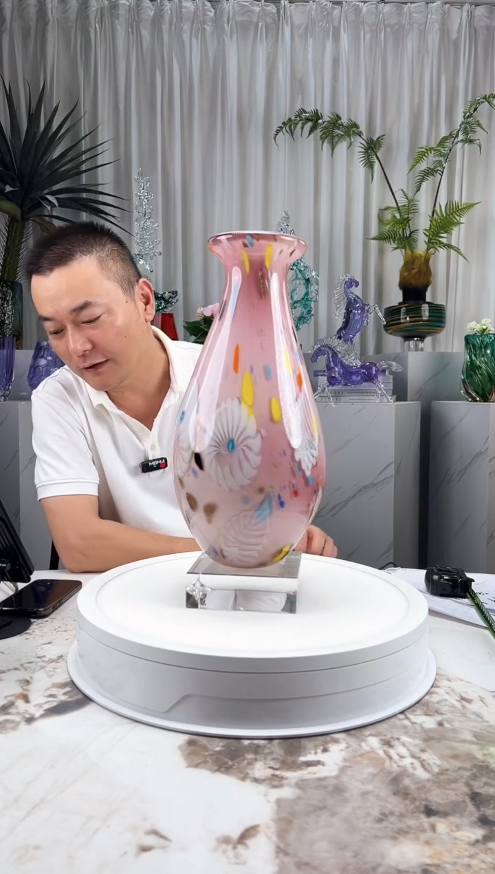 摆件琉璃水晶花瓶