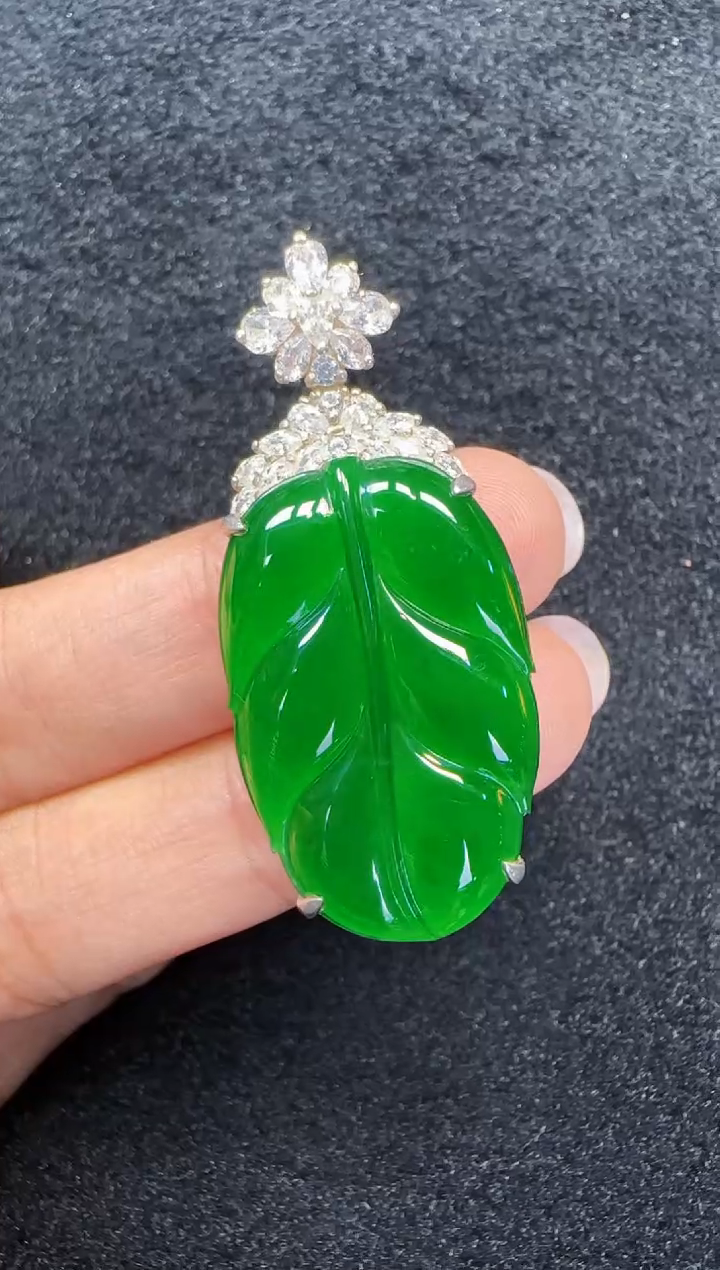 未镶嵌定制翡翠翡翠吊坠142