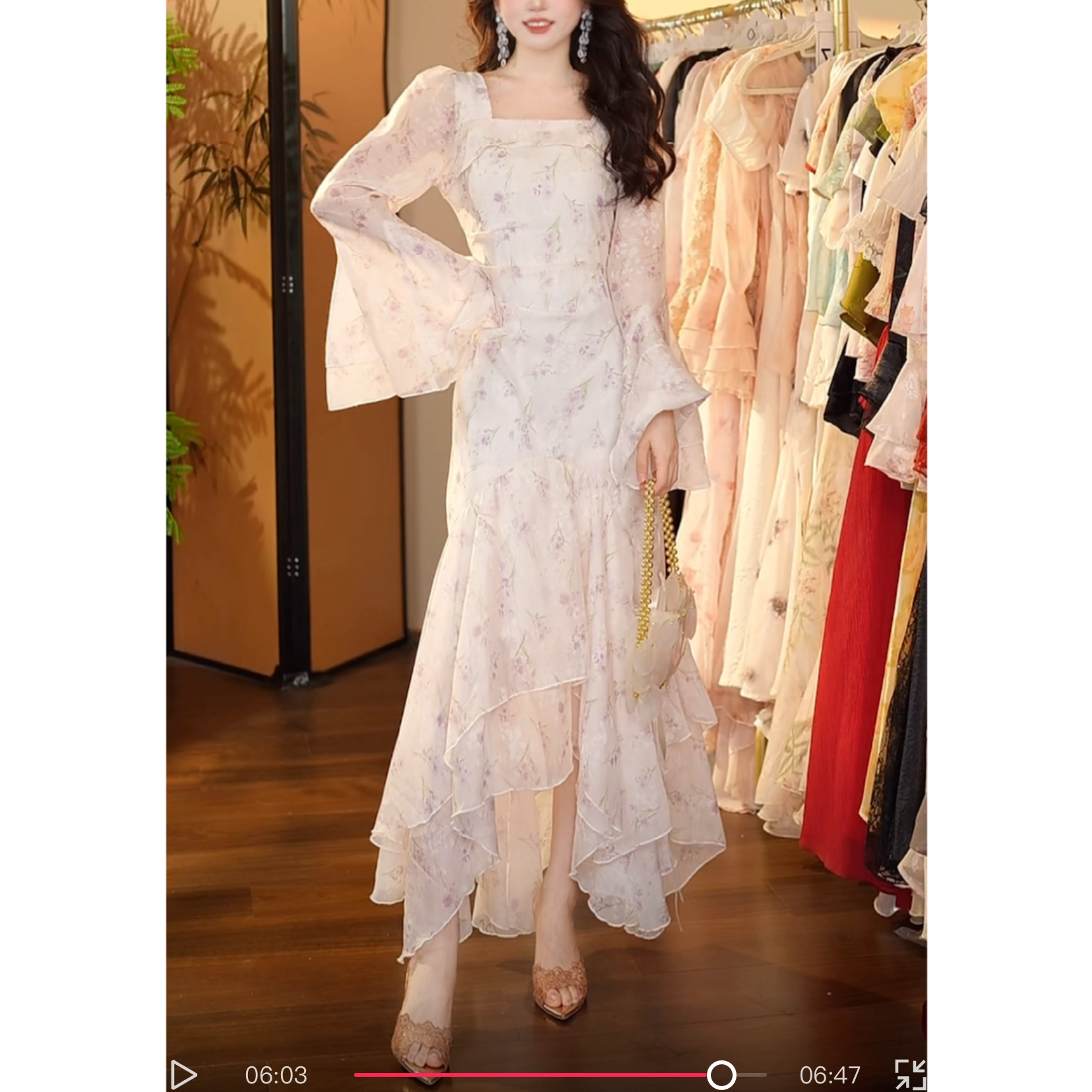 【温迪定制】薰衣草S011连衣裙-415