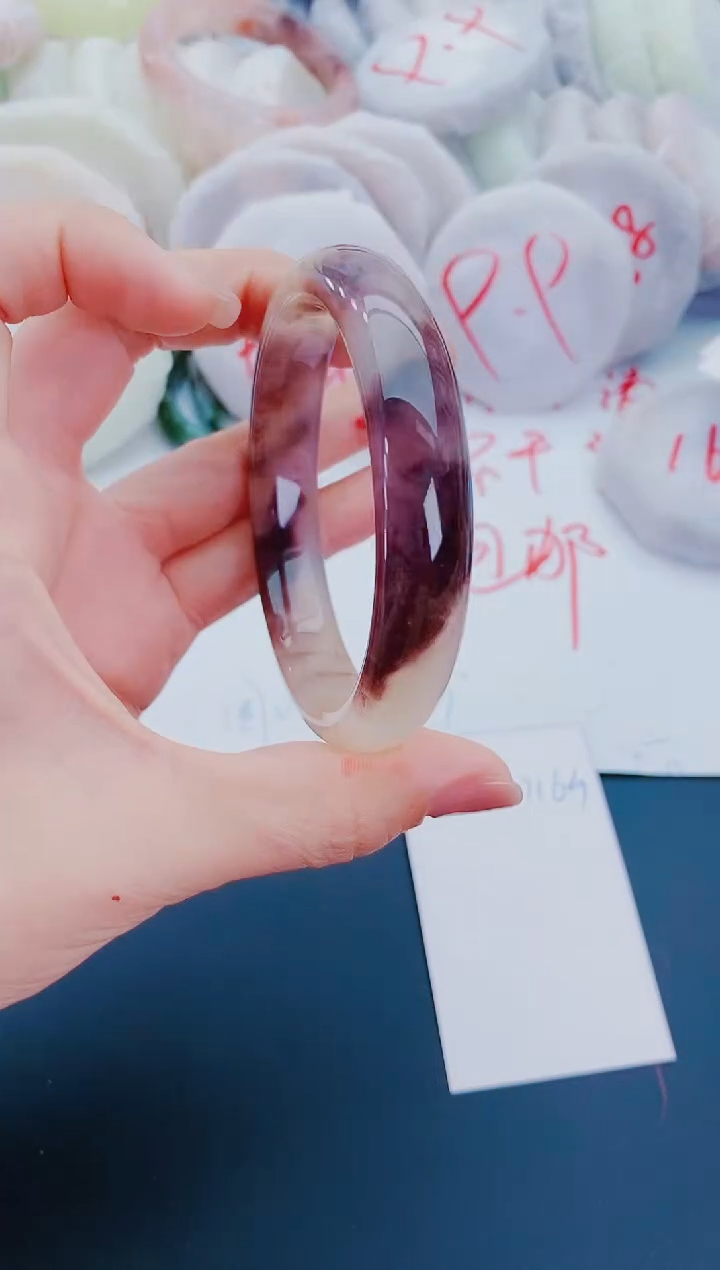 未镶嵌手镯石英质玉M163-61-62