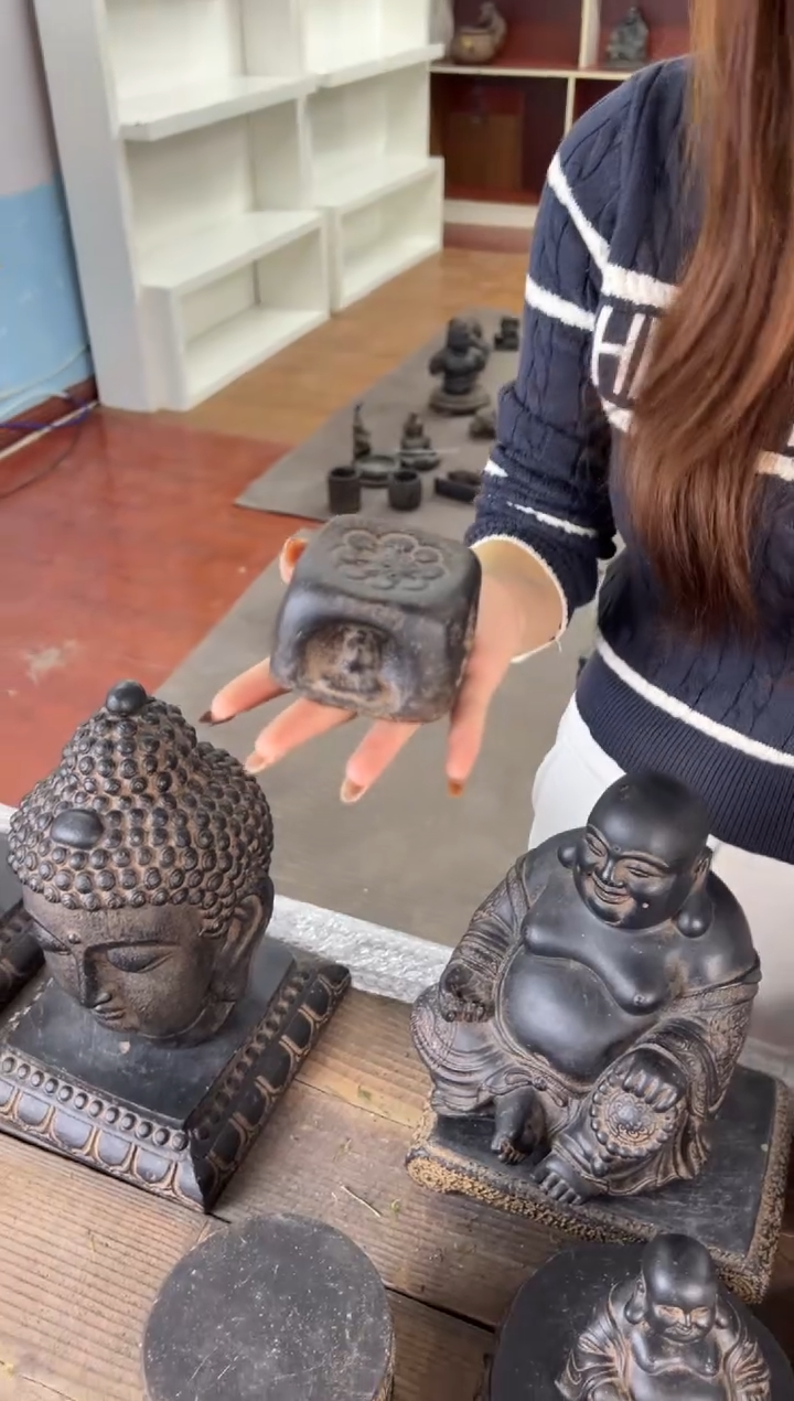 陶土【火山泥】四面佛香插