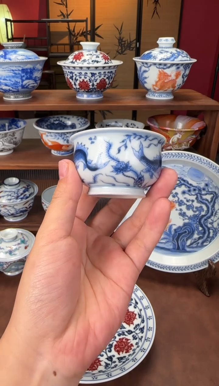 望月怀古鱼藻小炉式