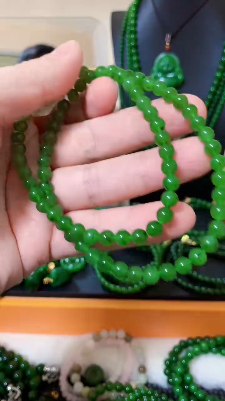 【闪购商品】和田玉（碧玉）项链未镶嵌6