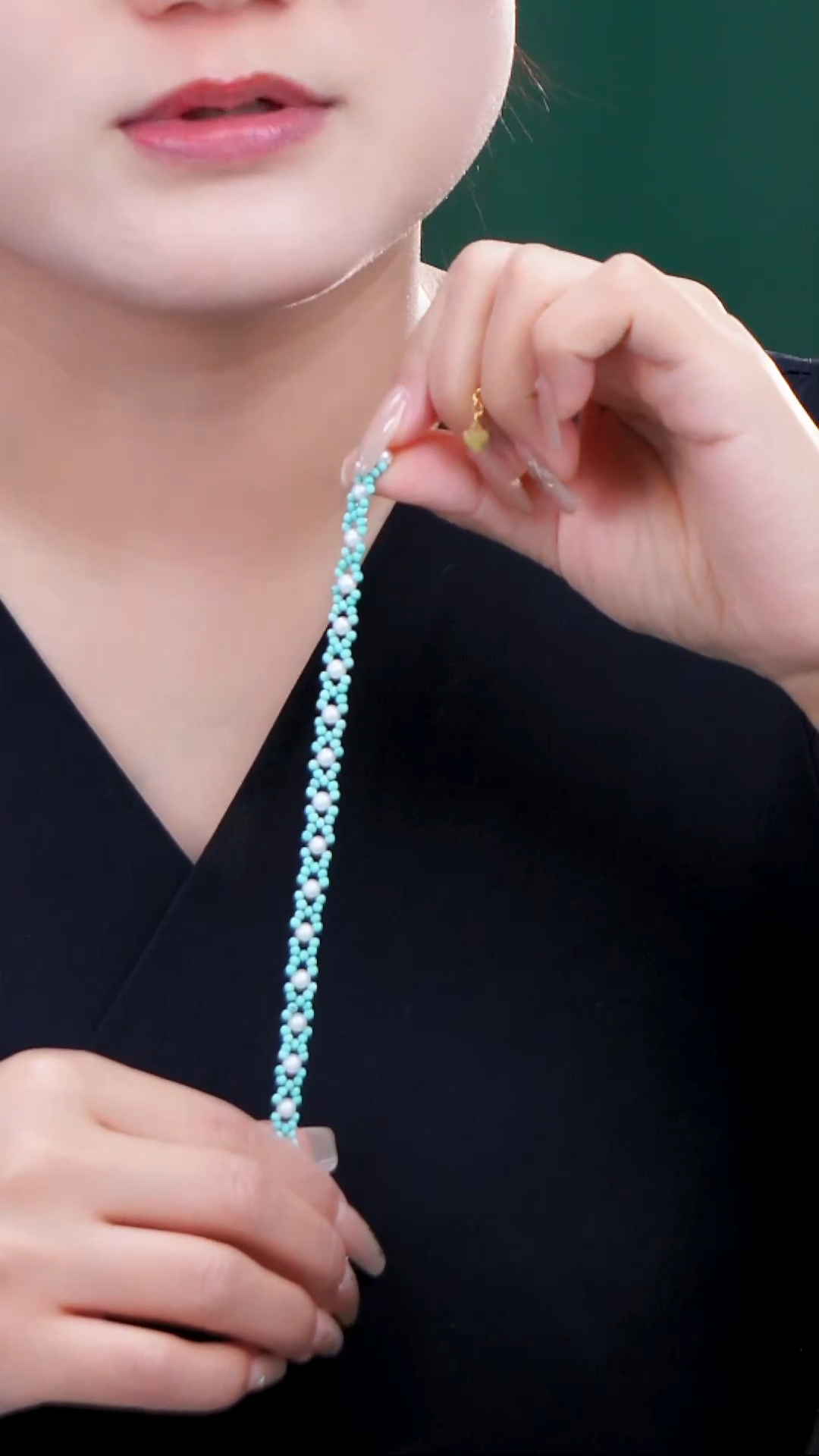 【闪购商品】绿松石手链银S925镶嵌发货一条