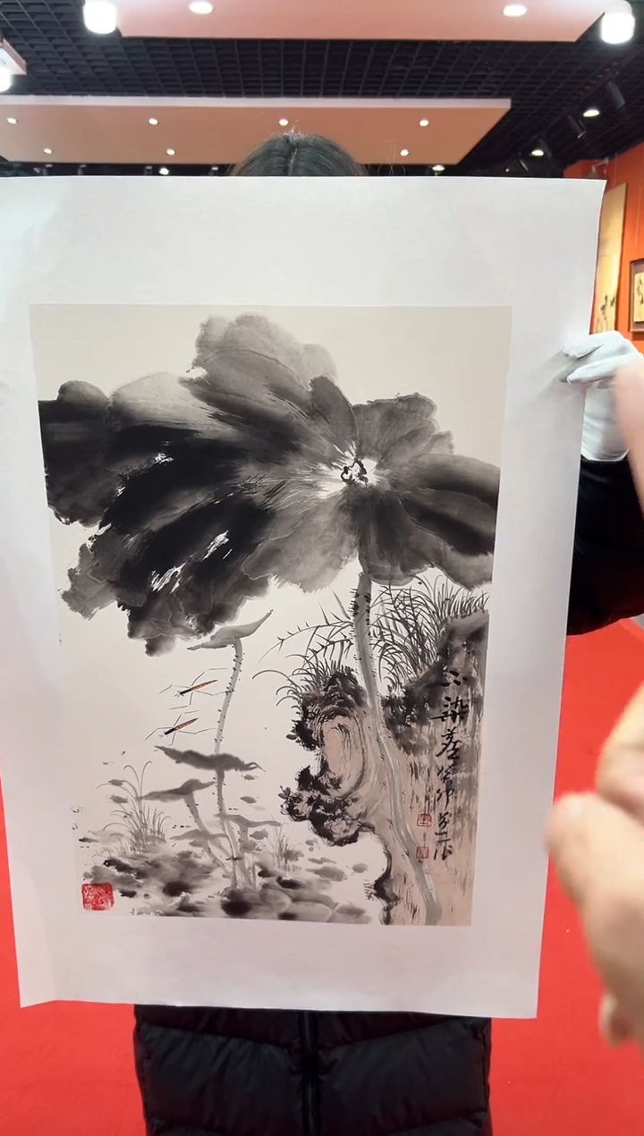 【闪购商品】国画道一李学斌手绘原作B6