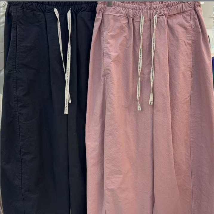 韩国正品不支持退换/蝴蝶/抽绳休闲裤/0325