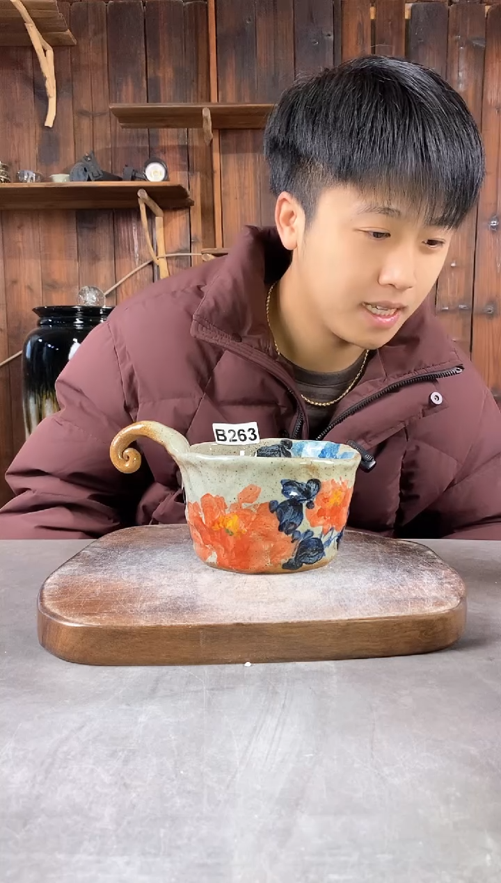 【闪购商品】碗263，手工手绘，新年快乐！