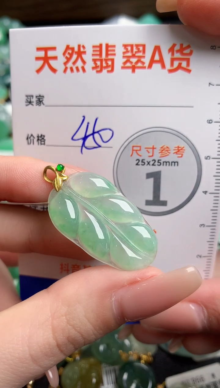 【闪购商品】翡翠颈饰18K金镶嵌0564502263