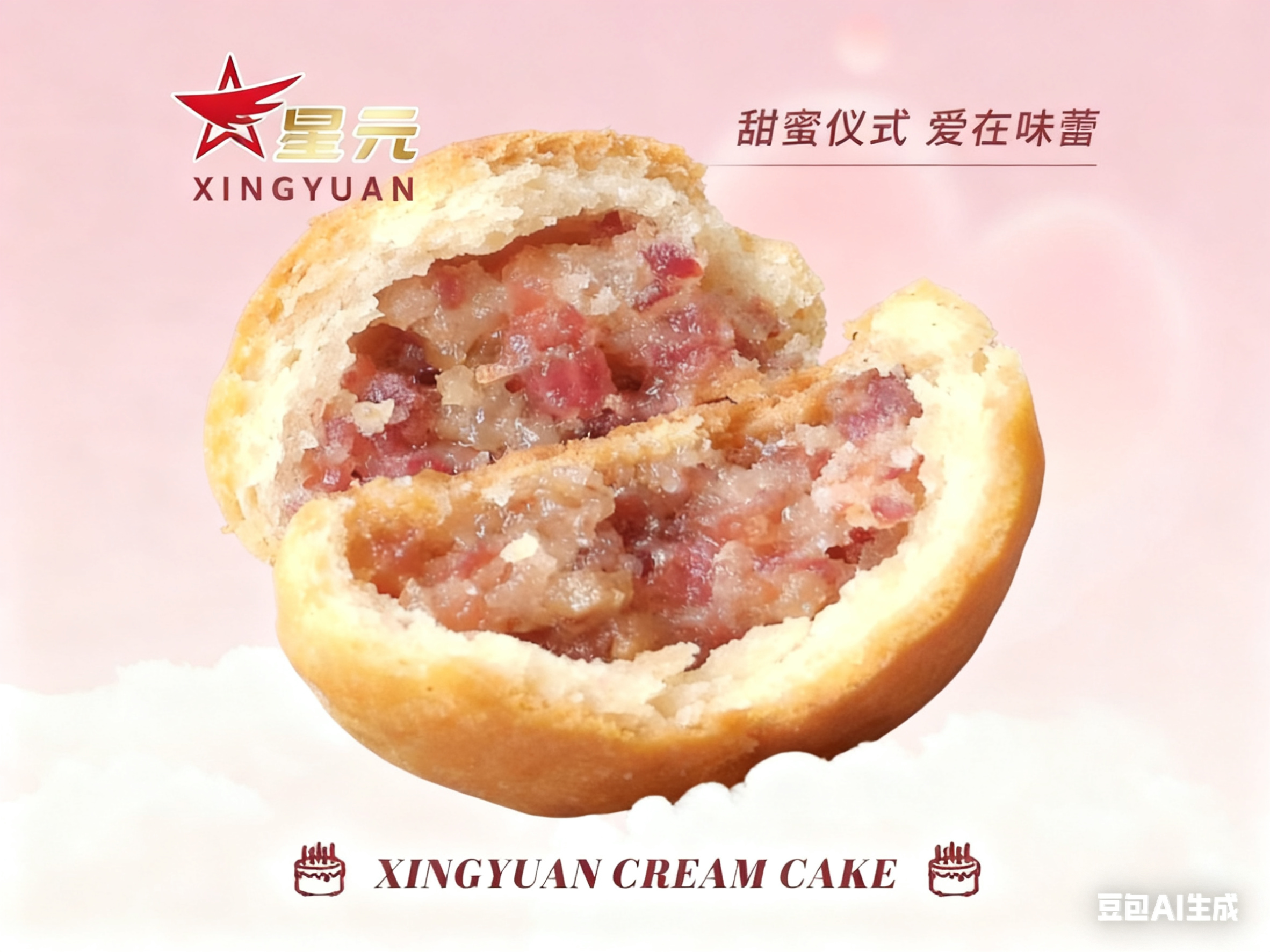 星元滇式云腿月饼2