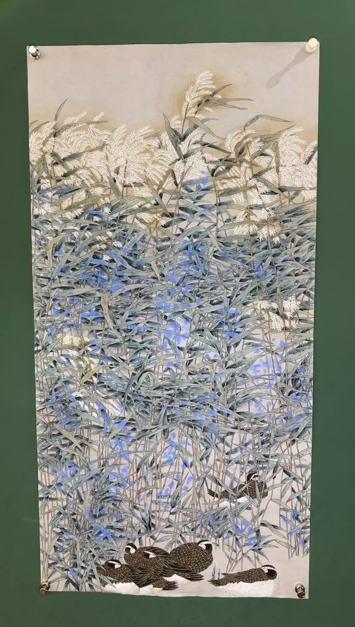 国画周建真老师绘画作品湖社24-45