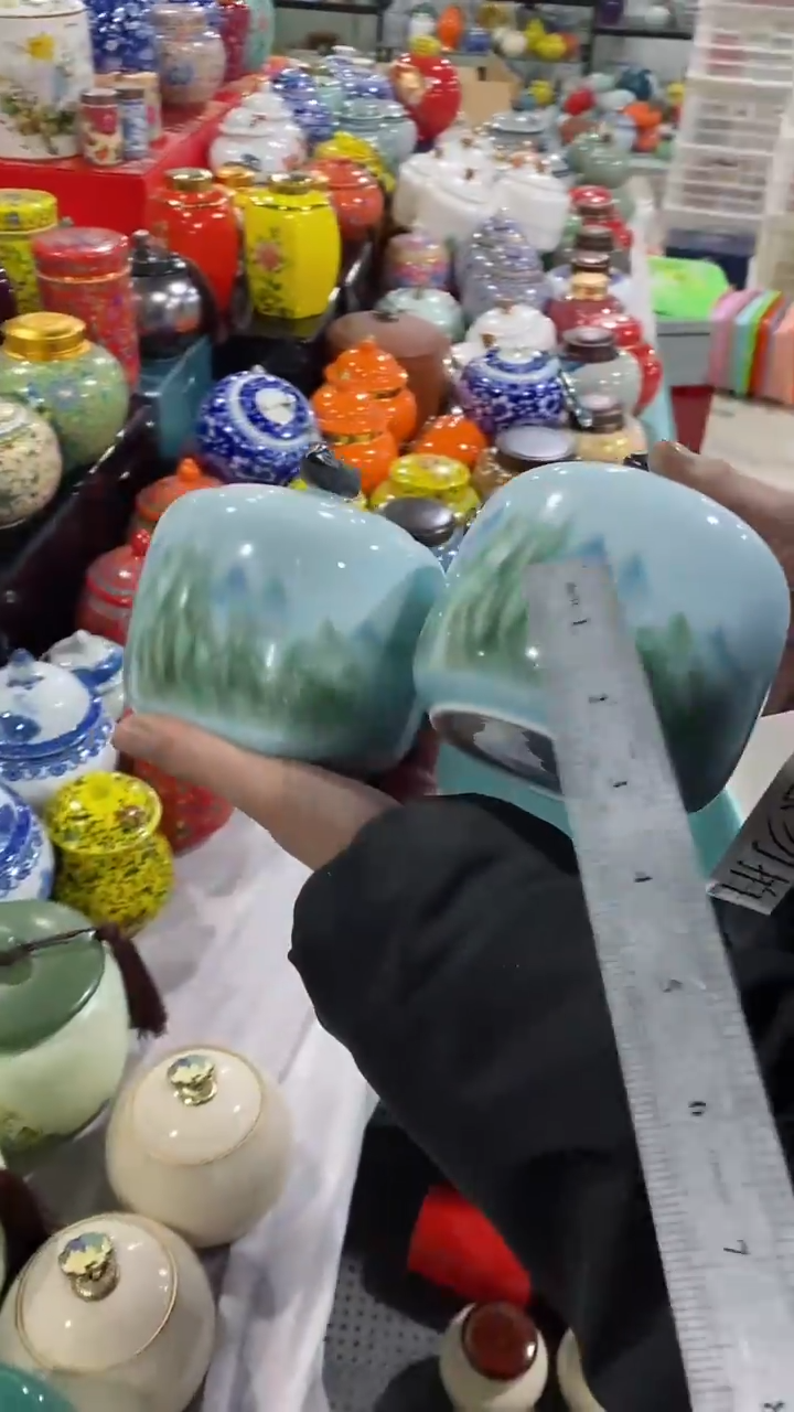 【闪购商品】罐陶瓷茶叶罐储物密封罐家用绿茶红茶普洱龙井