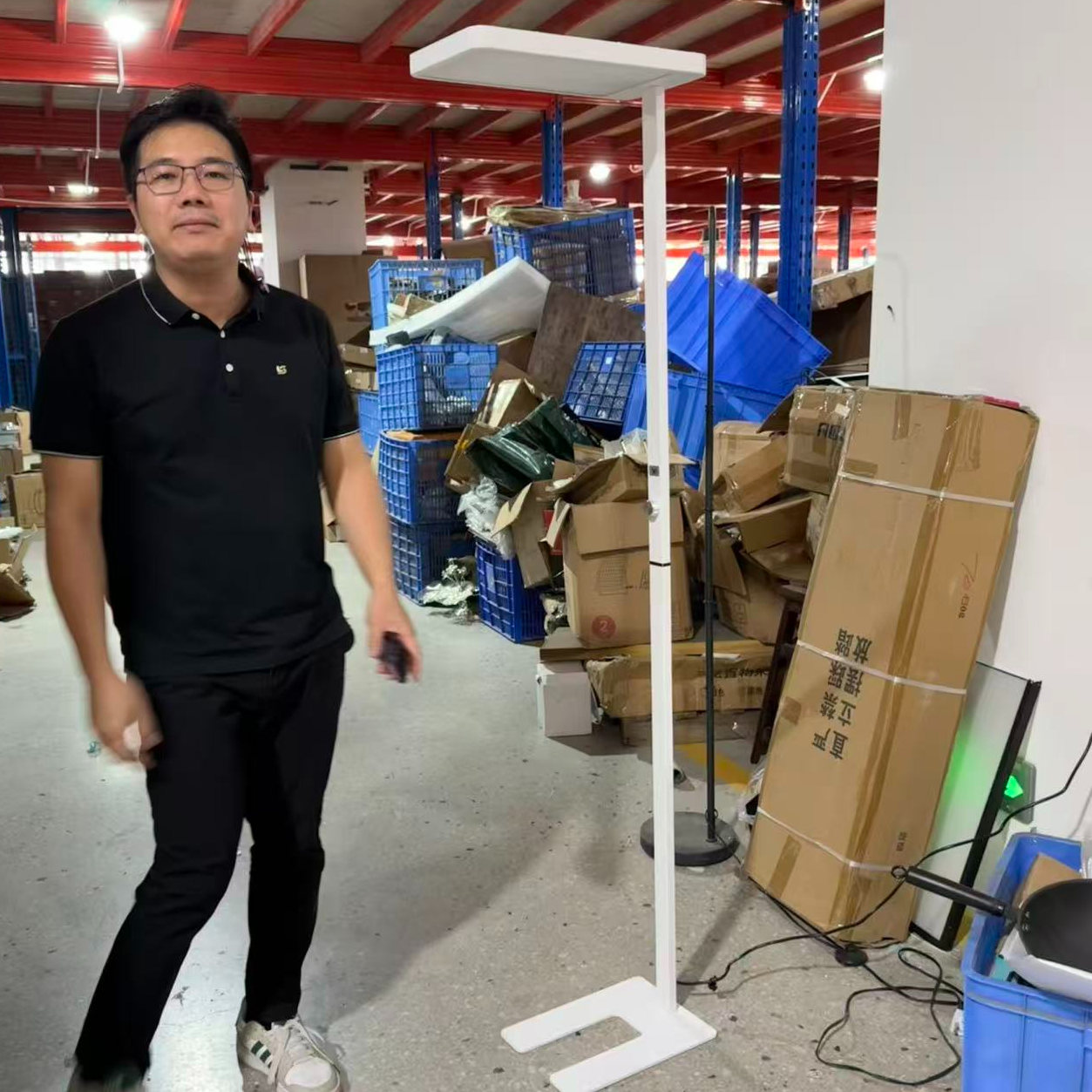 ZPG-LG-06#大路灯180CM落地灯护眼灯48W（不包装库存尾货（新三楼）