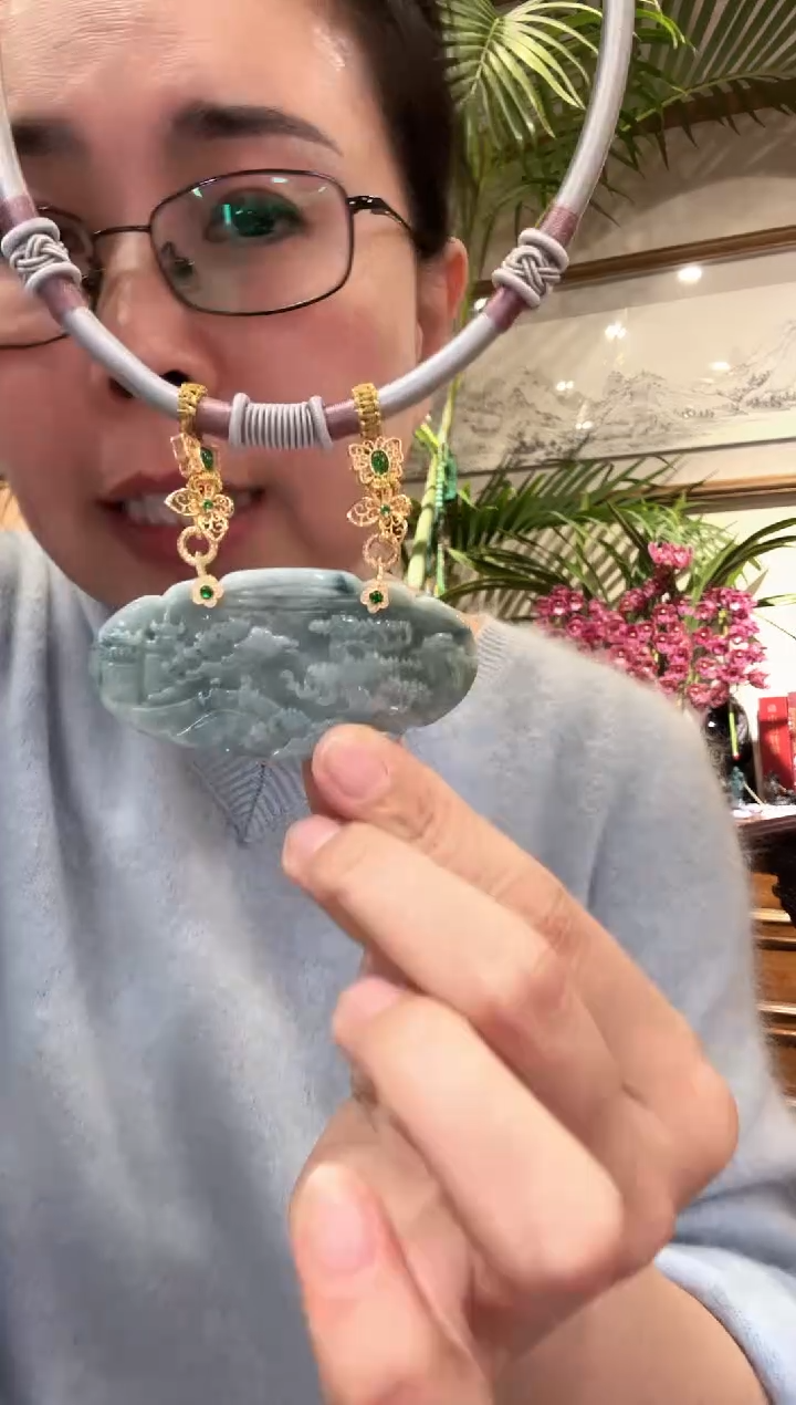 【闪购商品】翡翠颈饰未镶嵌国风