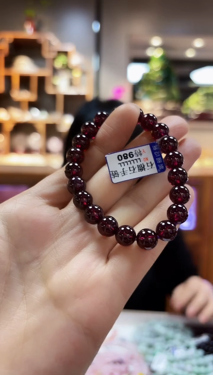 【闪购商品】石榴石手链未镶嵌手链