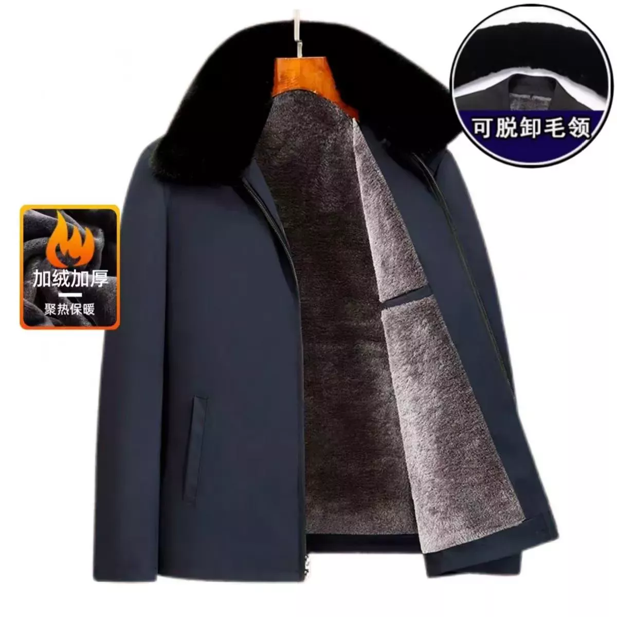 加绒加厚商务休闲外套3373 【TG】