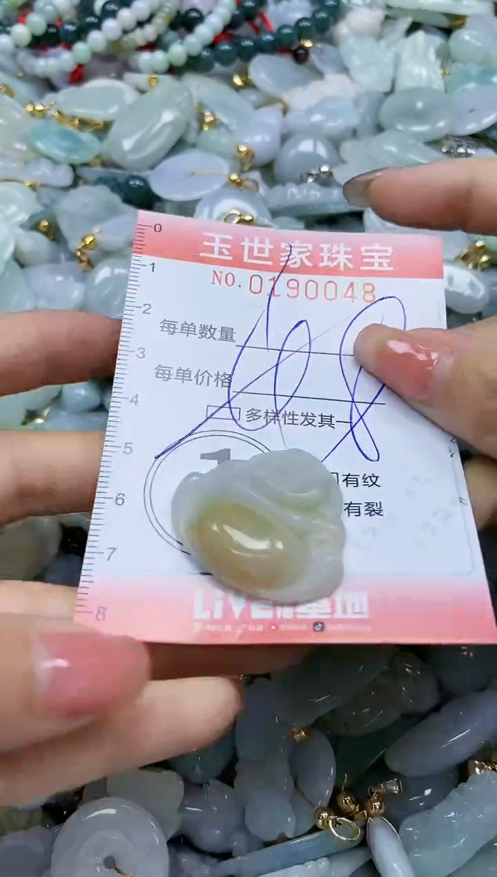 【闪购商品】翡翠颈饰未镶嵌闪购0190048多样性发其一