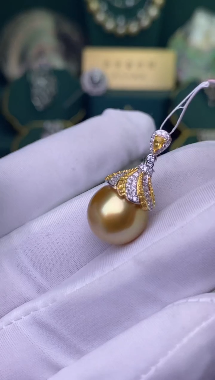 【闪购商品】海水珍珠耳饰银S925镶嵌12-13