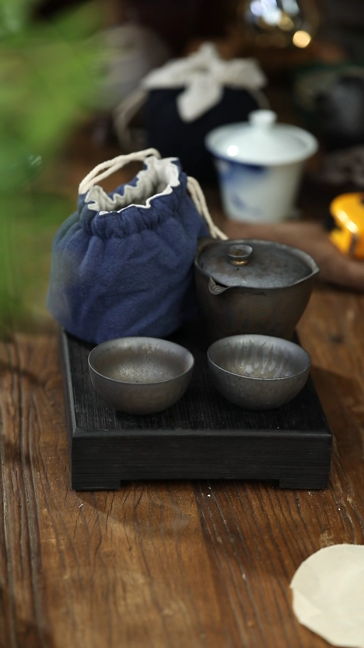 【闪购商品】其他旅行茶具带布包-清仓不退不换