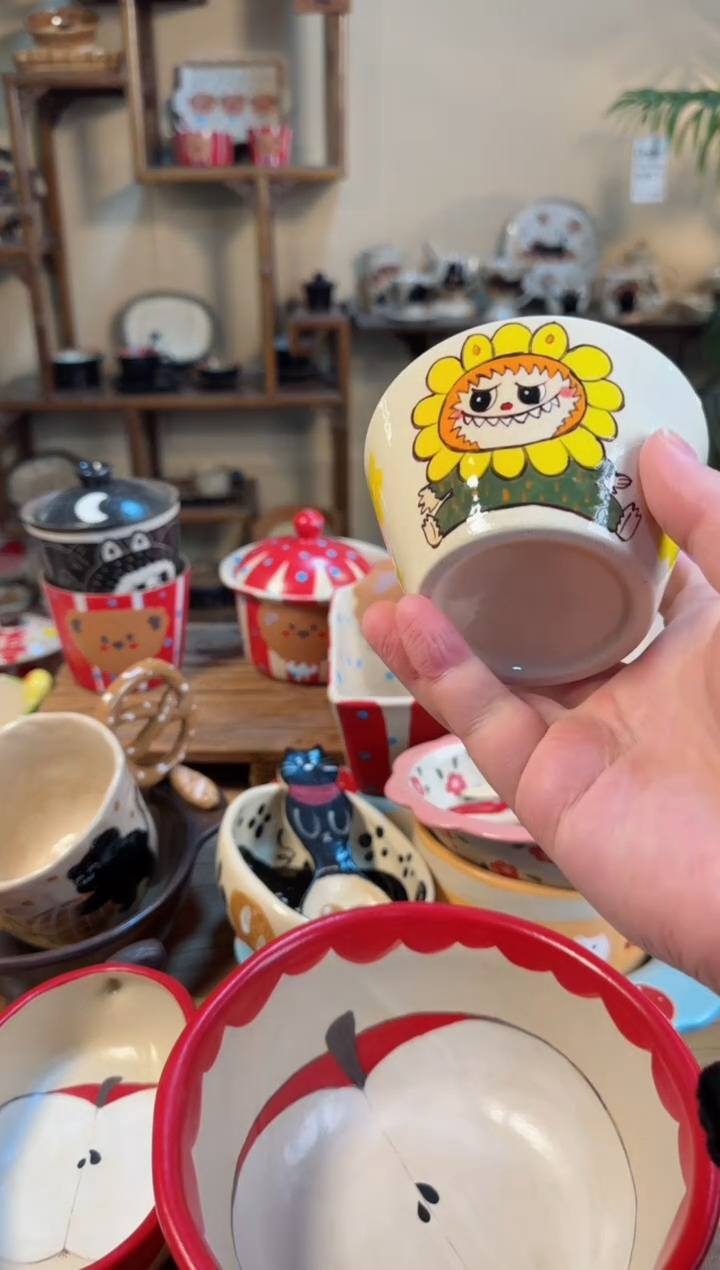 【闪购商品】向日葵拉布布高温瓷器