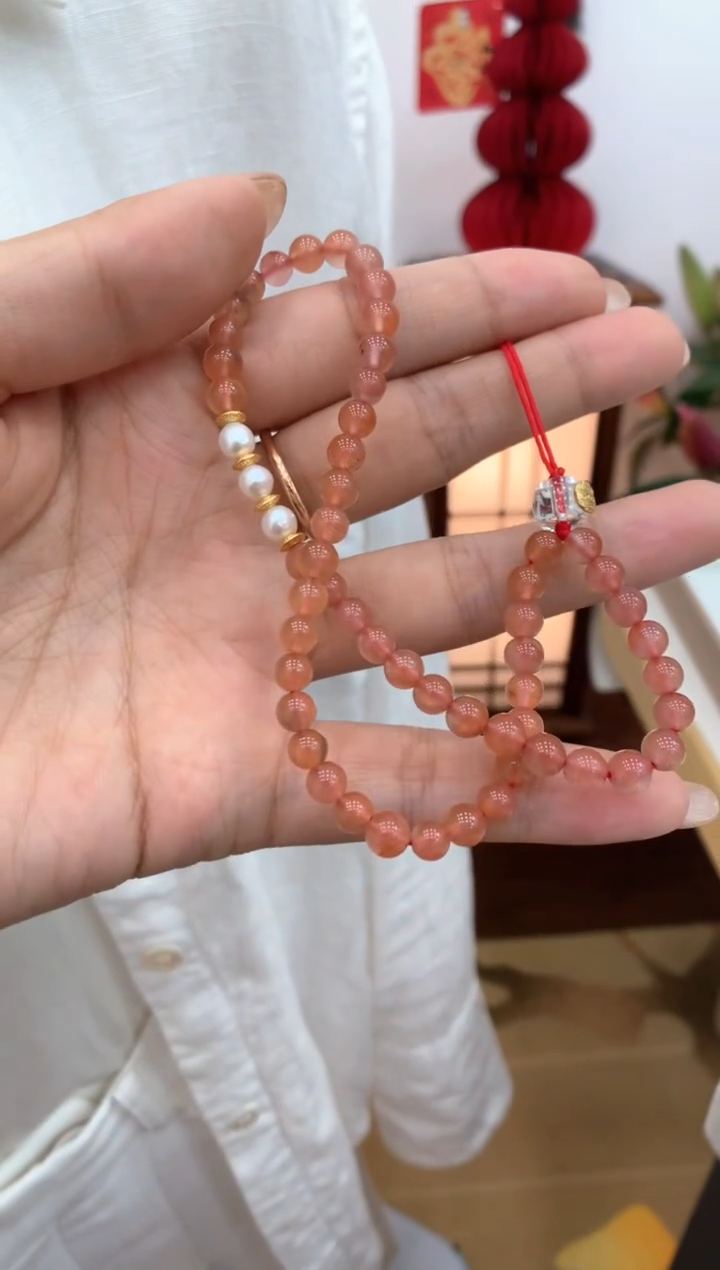 【闪购商品】南红玛瑙挂件银S925镶嵌手机挂