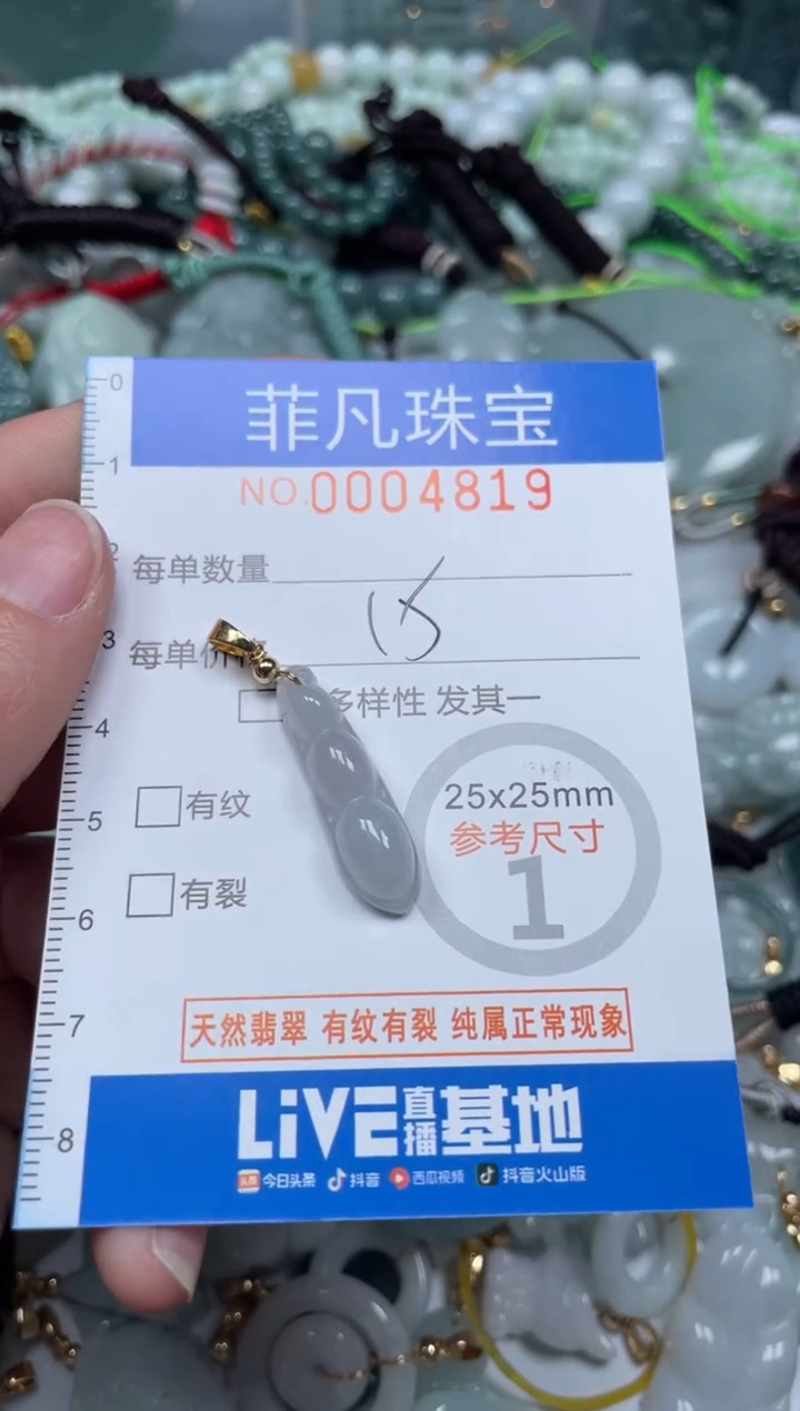 【闪购商品】翡翠颈饰未镶嵌00..4819