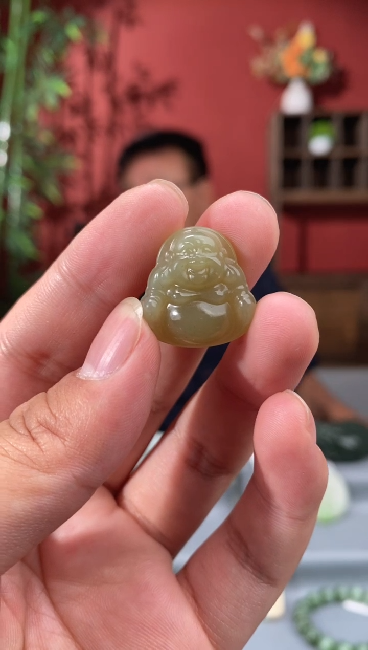 和田玉未镶嵌吊坠(不含链)1
