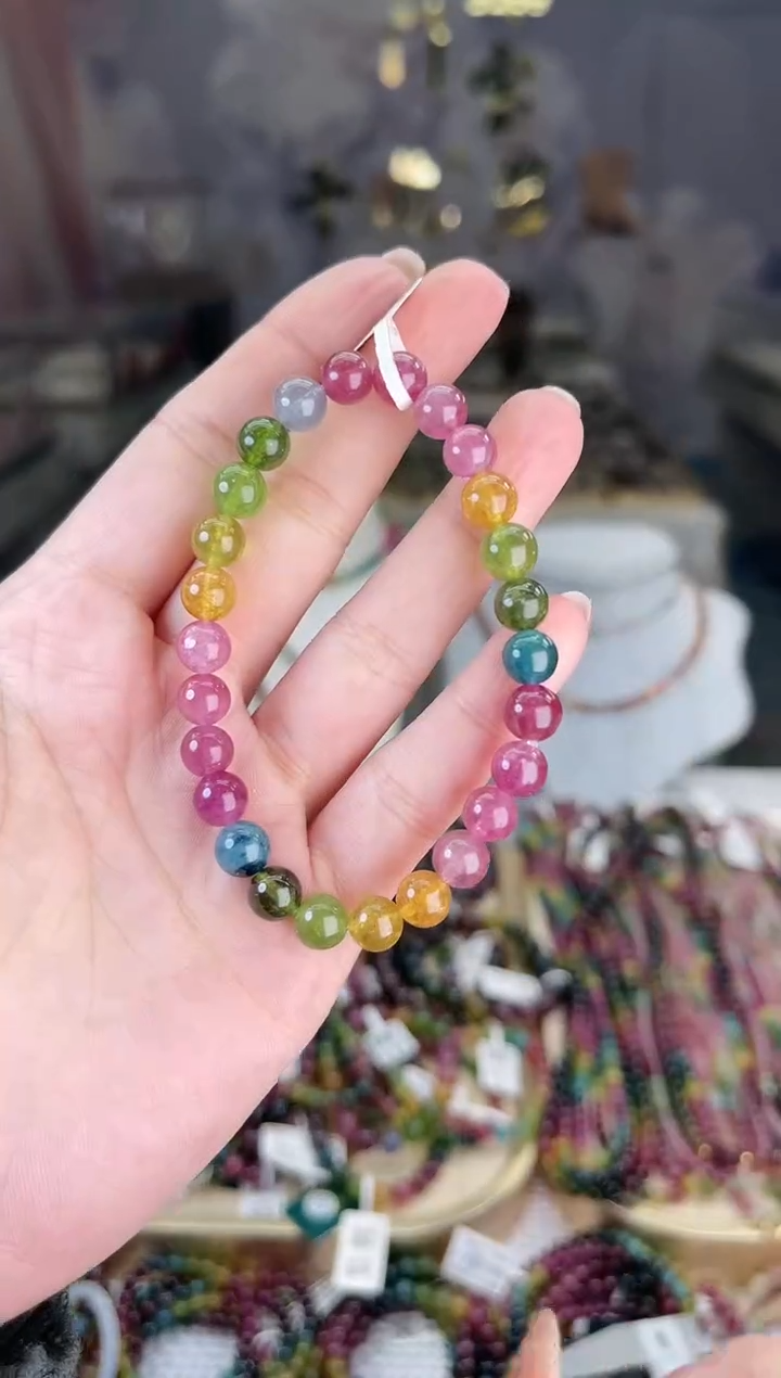 【闪购商品】碧玺/未镶嵌J7mm+碧玺单圈多样性发货