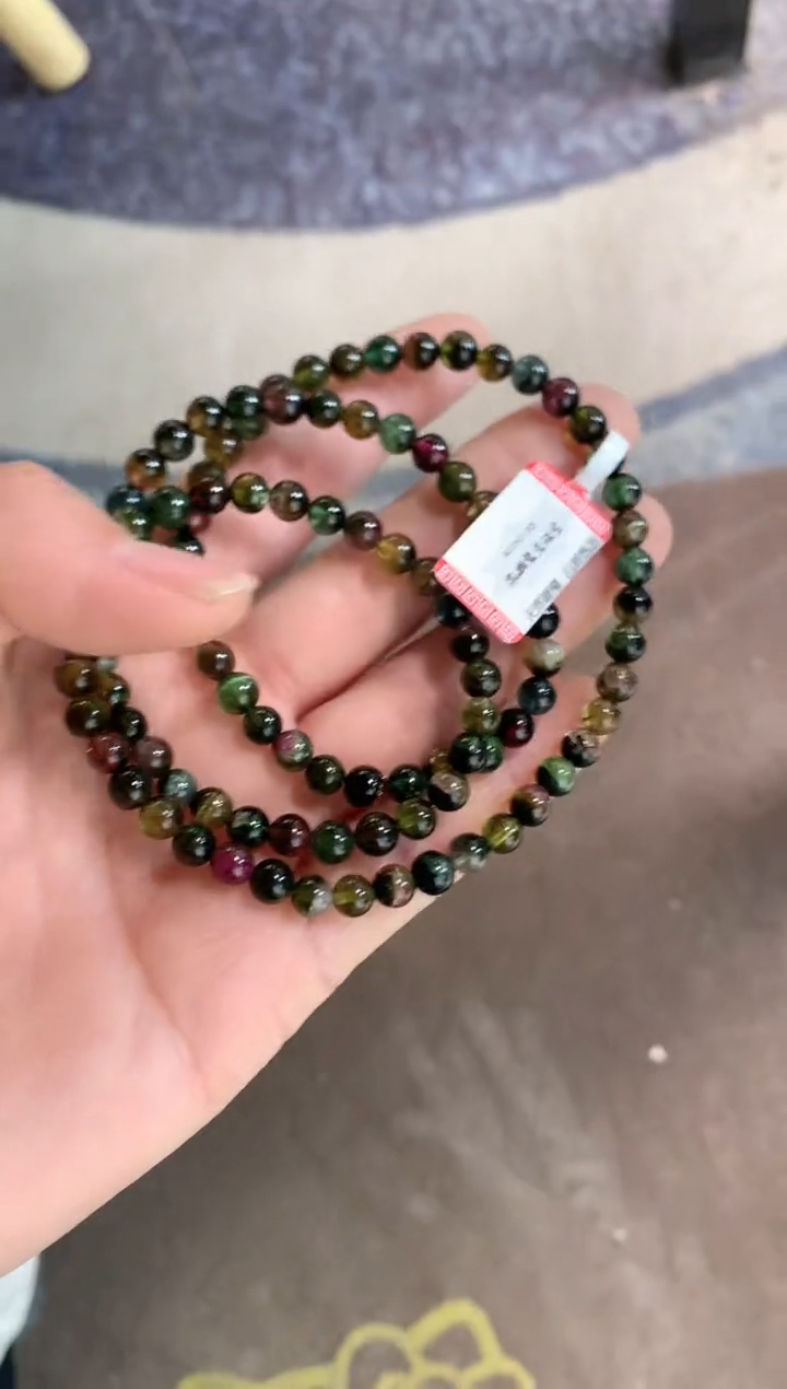 【闪购商品】碧玺手串未镶嵌多样性发一条