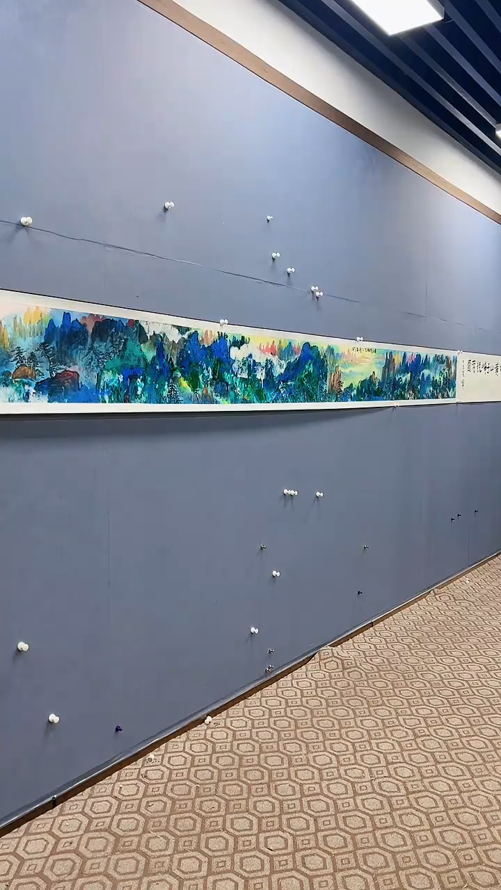 【闪购商品】绘画赵燮绘画16平尺金袍抽象山水手卷