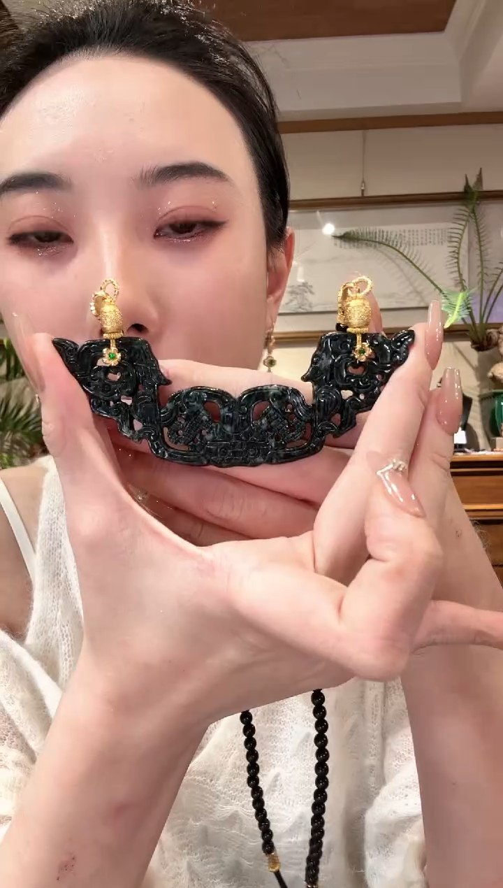 【闪购商品】翡翠颈饰未镶嵌国风