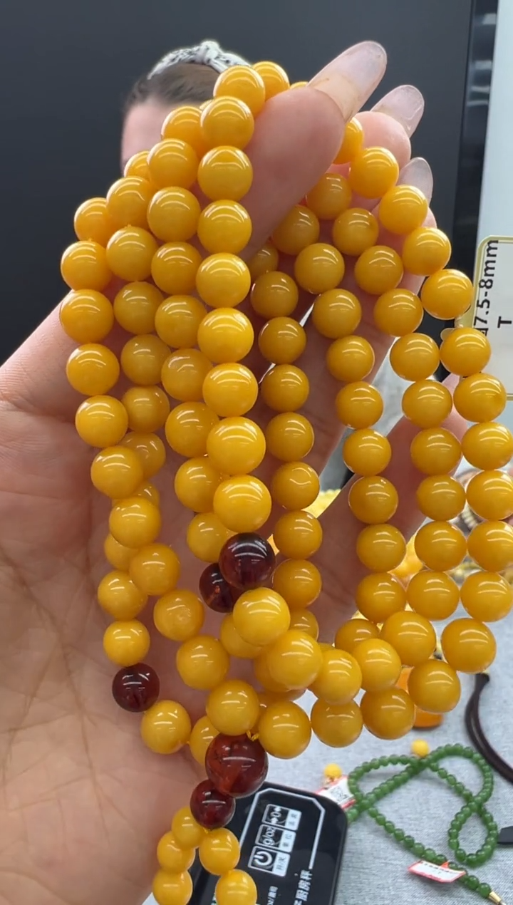 【闪购商品】琥珀颈饰未镶嵌2秒拍号