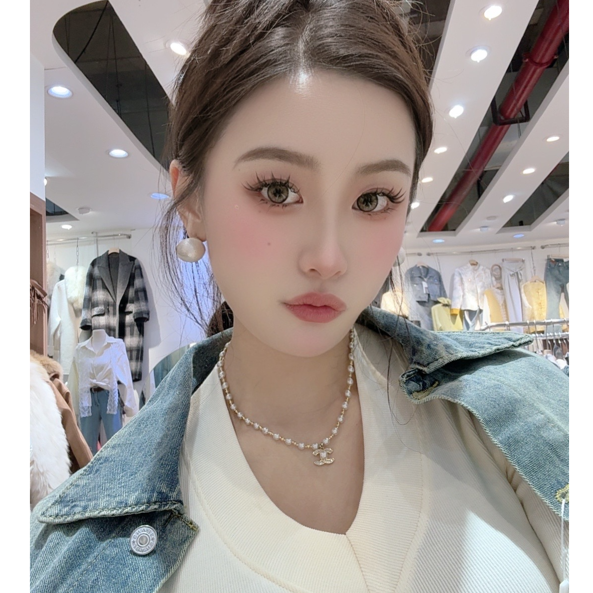 非金属仿珍珠项链 杨茹家新款02珍珠项链