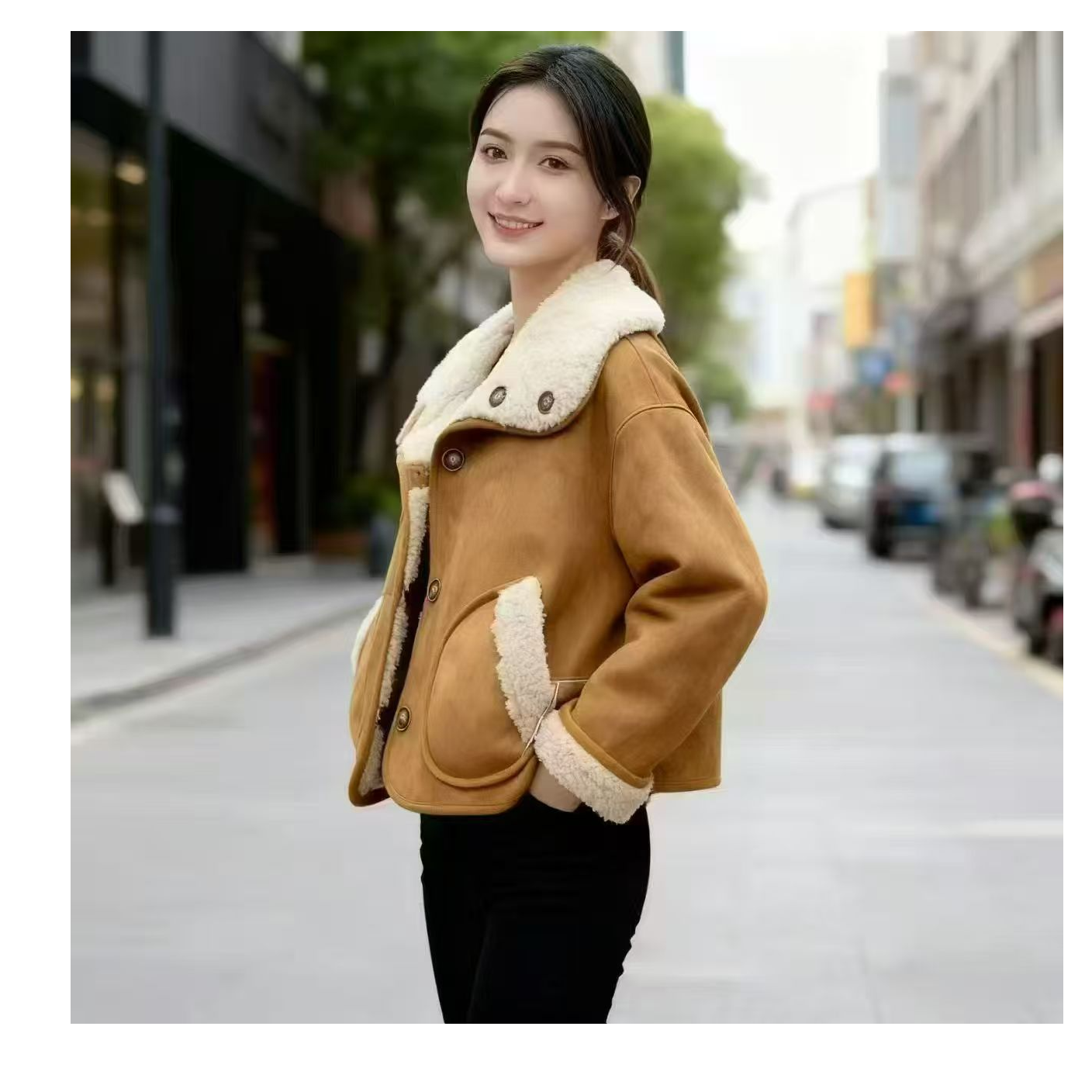 【自由秀】双面穿短外套819