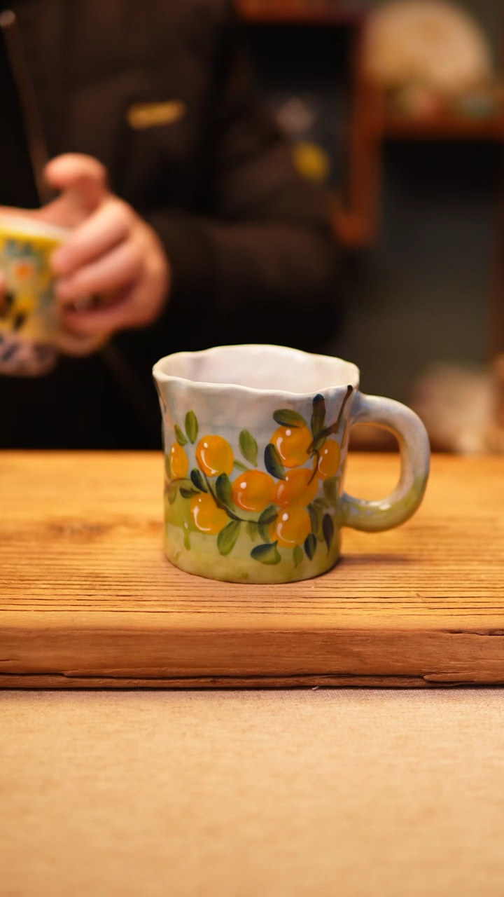 【闪购商品】@@陶园瓷舍@@纯手工手绘@高温釉下彩