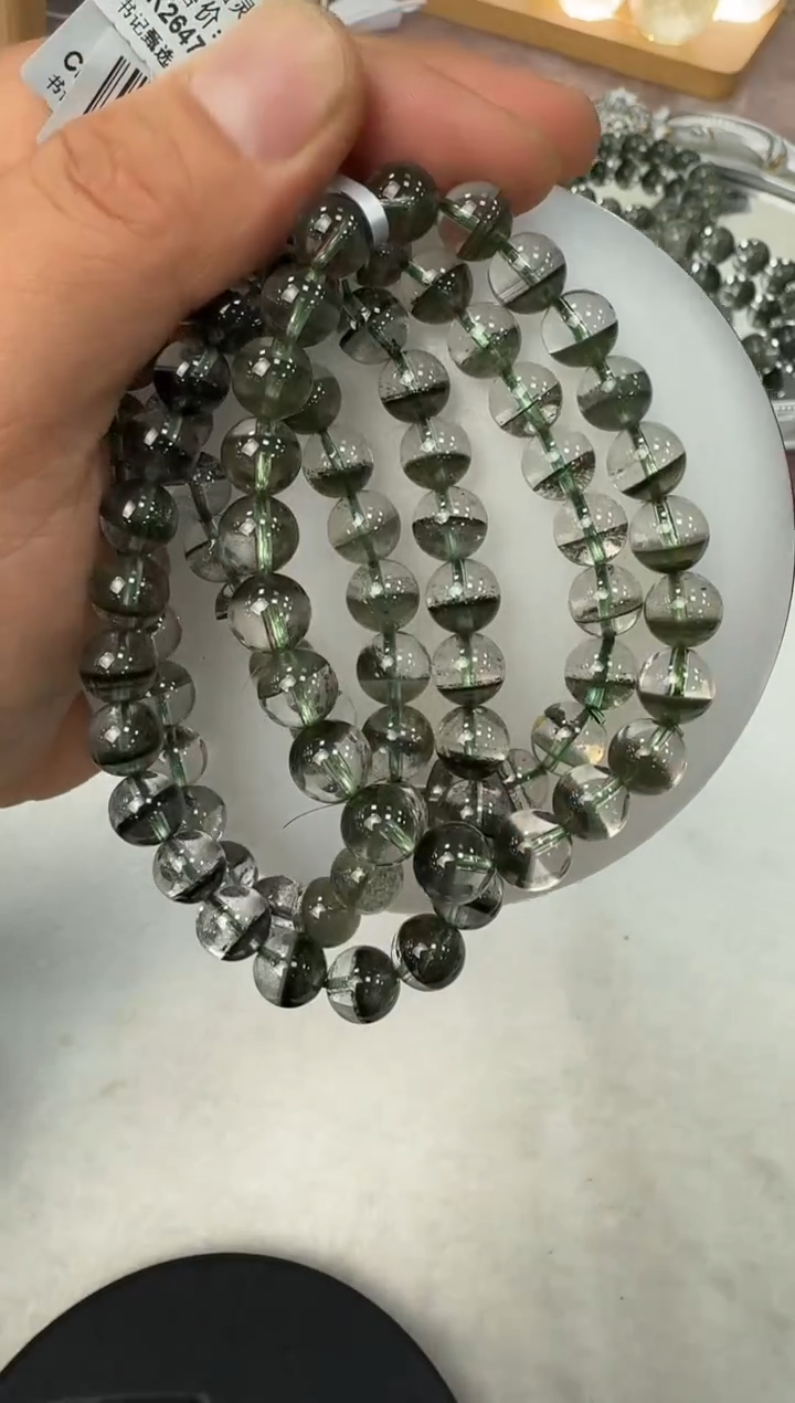 【闪购商品】水晶手链未镶嵌CK2647 约8mm多样性发一件