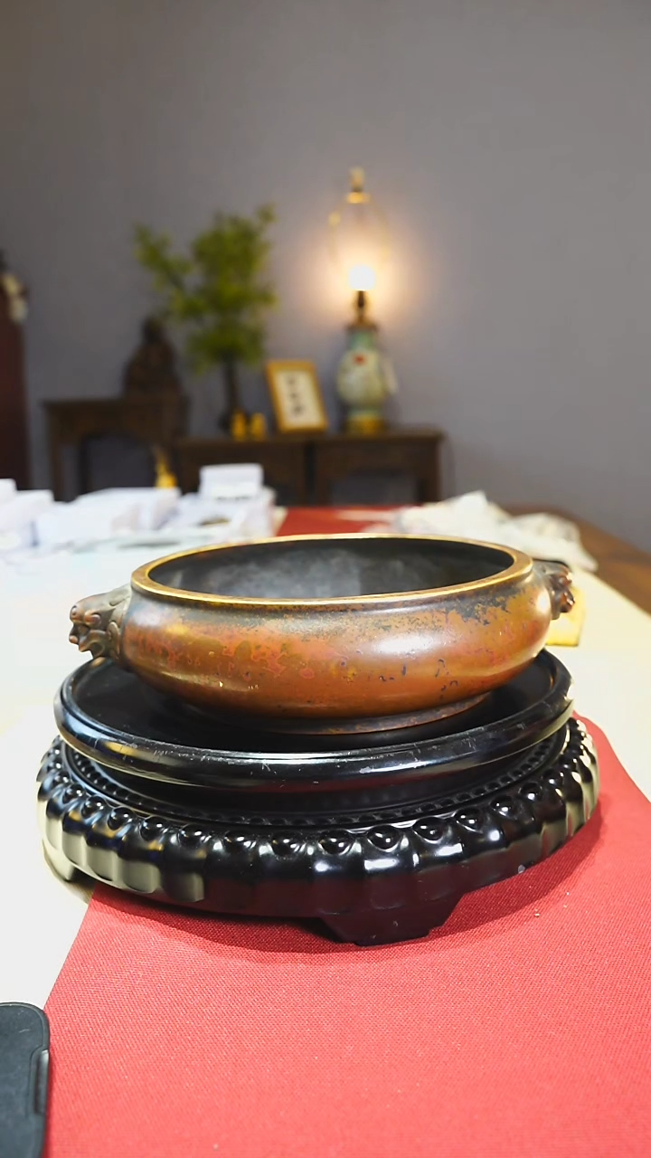 【闪购商品】铜晚清/宣德炉/13cm/xzy00121