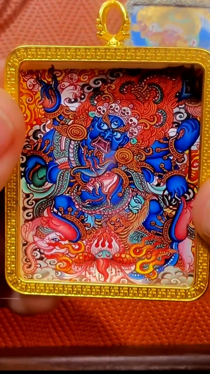 吊坠嘴哥严选——1223大黑天唐卡