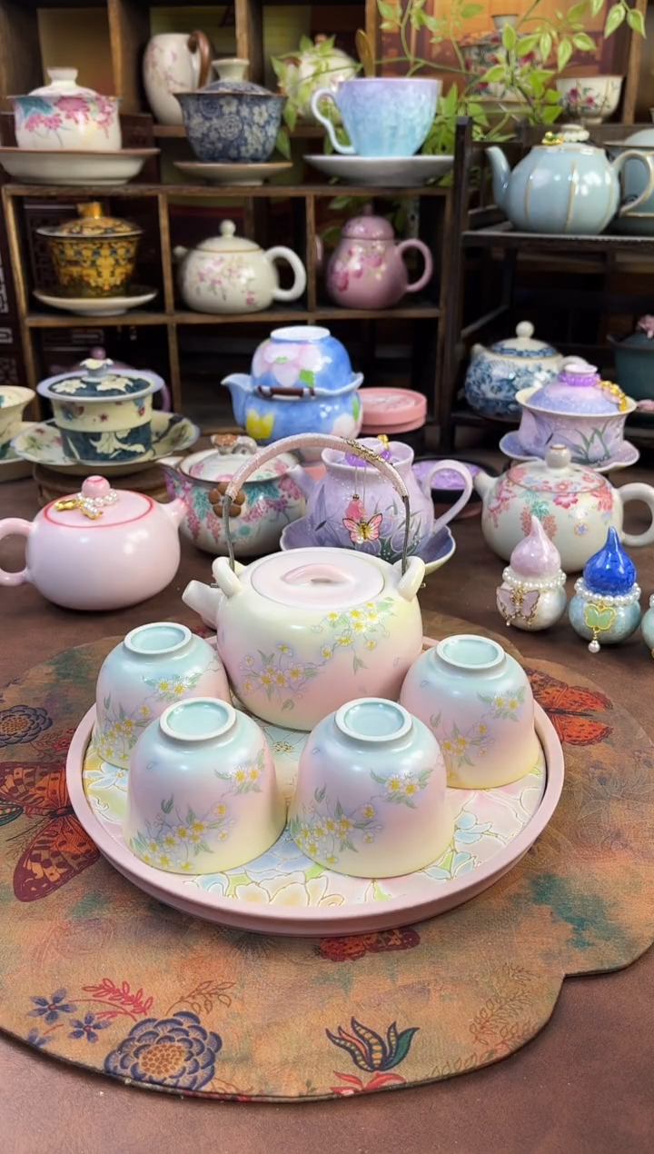 1壶4杯送1个茶盘啊啊