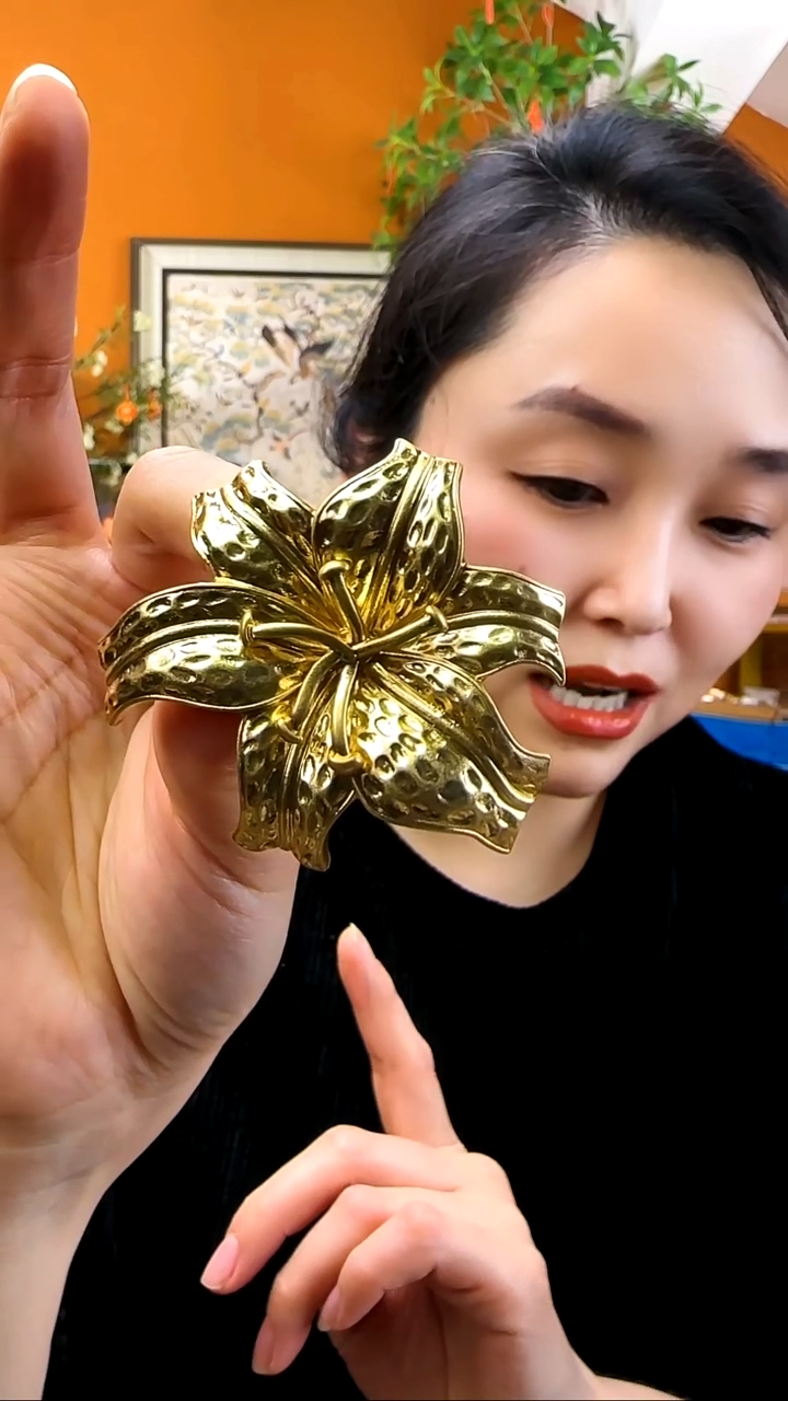 纯铜925银无胸针