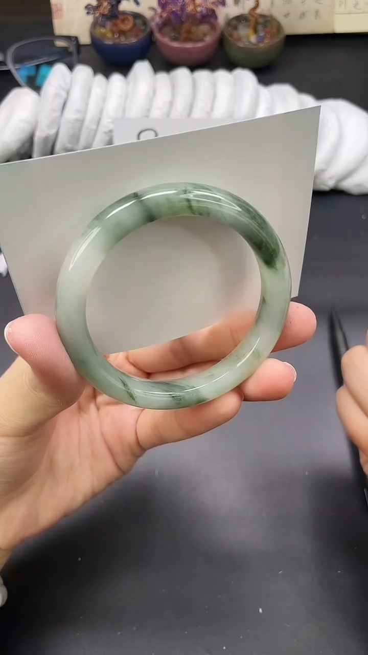 未镶嵌手镯石英质玉A109-55`56