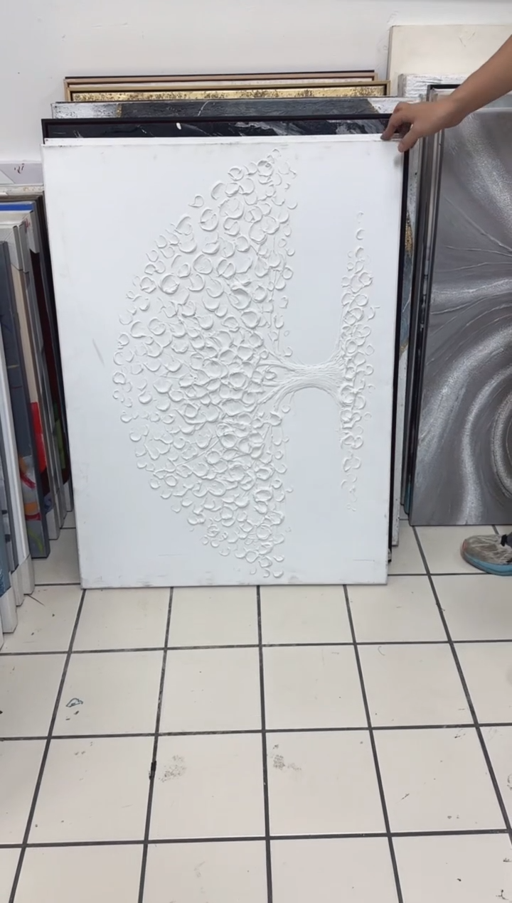 竖款168美术馆 装饰画100*75
